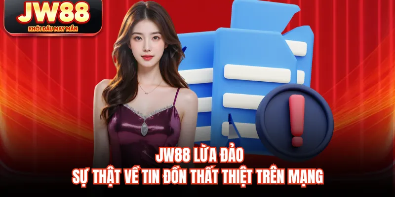JW88 Lừa Đảo - Sự Thật Về Tin Đồn Thất Thiệt Trên Mạng