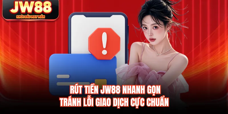 Rút Tiền JW88 Nhanh Gọn, Tránh Lỗi Giao Dịch Cực Chuẩn